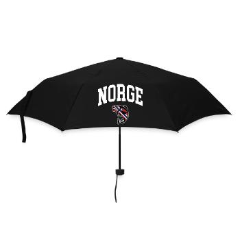 Norwegen - Regenschirm (klein) - Schwarz - Vorne