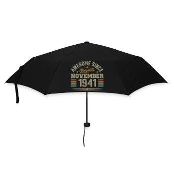 November 1941 Birthday Gift | November 1941 - Umbrella (small) - black - Front