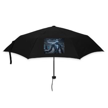 Synthèse de l’avenir de la technologie - Parapluie standard - noir - Devant