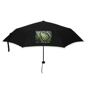 Enchanted forest - Umbrella (small) - black - Front
