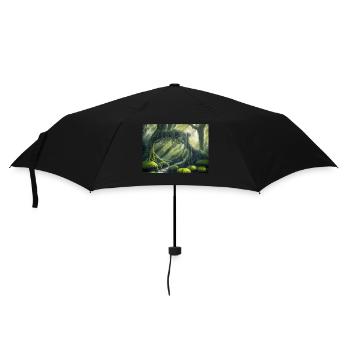 Forest of Magic - Umbrella (small) - black - Front