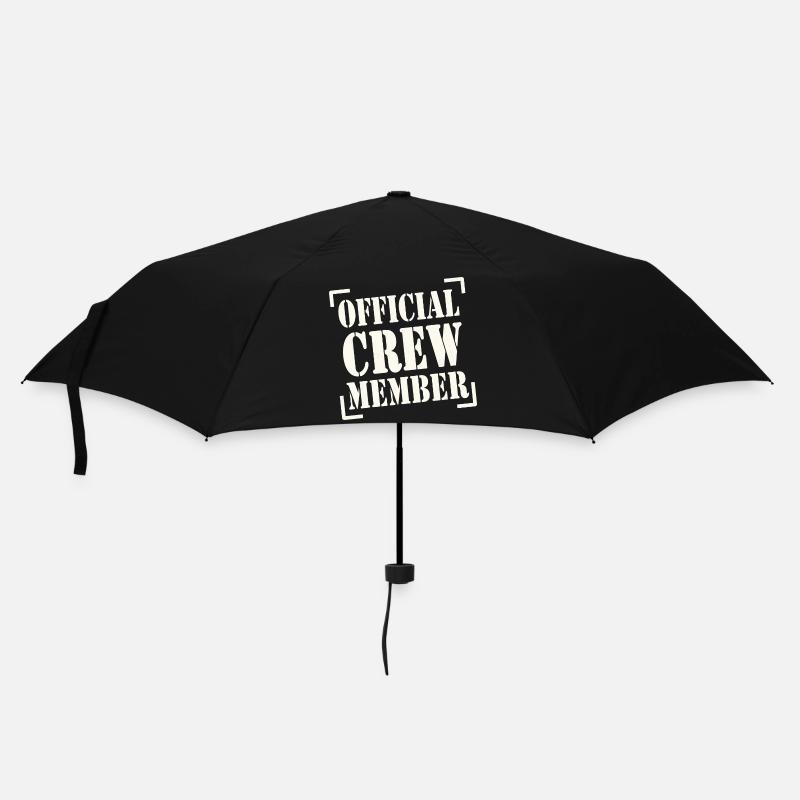 official crew member - Regenschirm (klein) - Schwarz