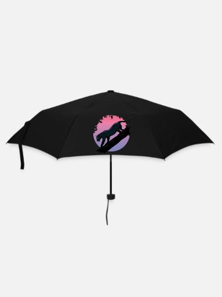 Panthère noire animal de la jungle - Parapluie standard - noir