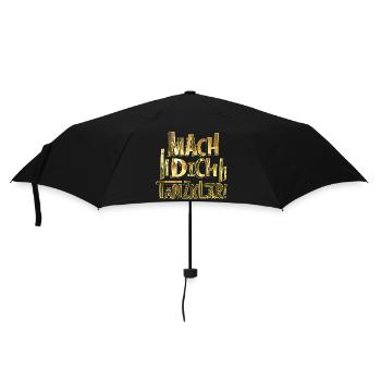 Mach Dich Tanzklar! - Tänzerin Tänzer Tanzen - Regenschirm (klein) - Schwarz - Vorne