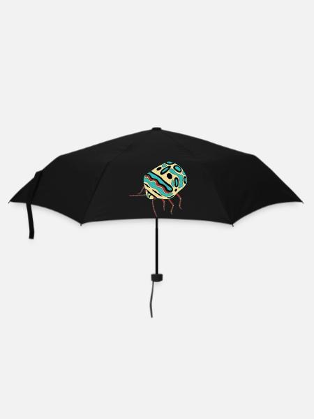 Insecte multicolore - Parapluie standard - noir