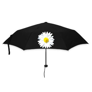 Fleur d’oie - Parapluie standard - noir - Devant