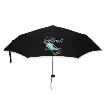 This is Gotland Beach Chair - Umbrella (small) - black - Front