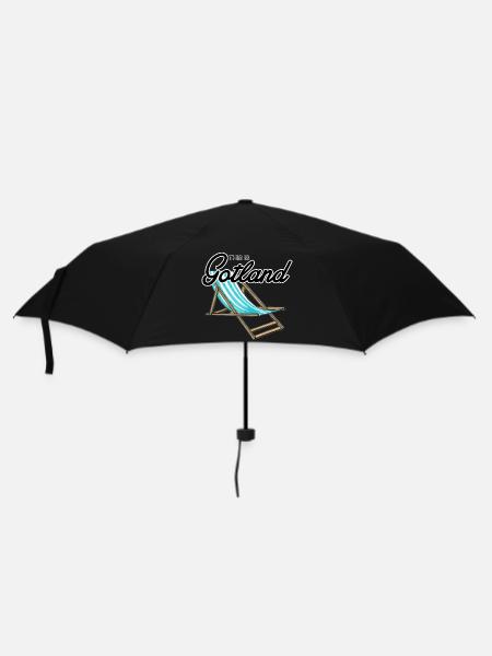 This is Gotland Beach Chair - Umbrella (small) - black