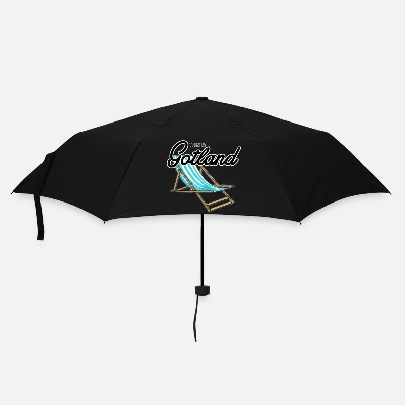 This is Gotland Beach Chair - Umbrella (small) - black