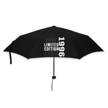 Limitierte Auflage 1996 - Toller 27. Geburtstag - Regenschirm (klein) - Schwarz - Vorne