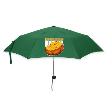 Nugget-Love Chicken Nugget - Umbrella (small) - bottlegreen - Front