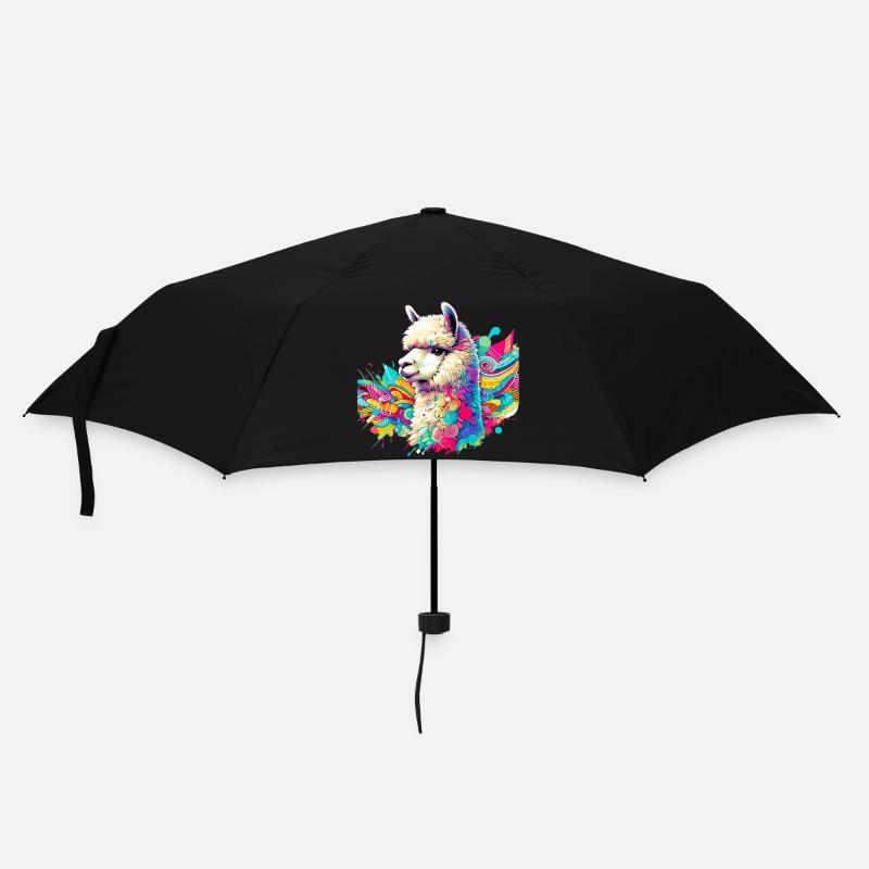 Alpaka - Regenschirm (klein) - Schwarz