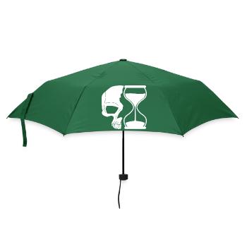 Death and time - Umbrella (small) - bottlegreen - Front