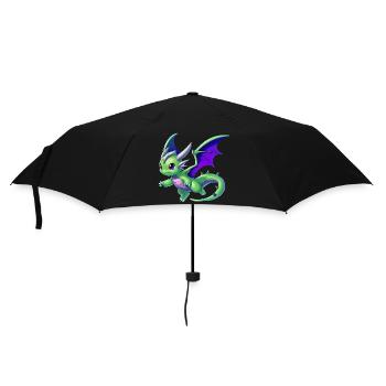 Dragon - Umbrella (small) - black - Front