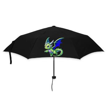 Dragon - Umbrella (small) - black - Front