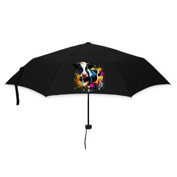 Vache - Parapluie standard - noir - Devant