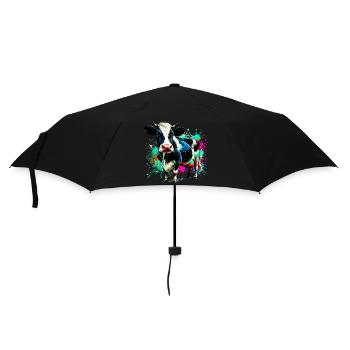 Vache - Parapluie standard - noir - Devant