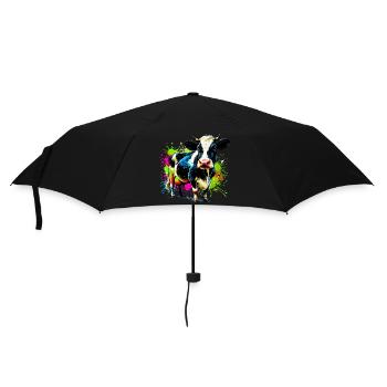 Vache - Parapluie standard - noir - Devant