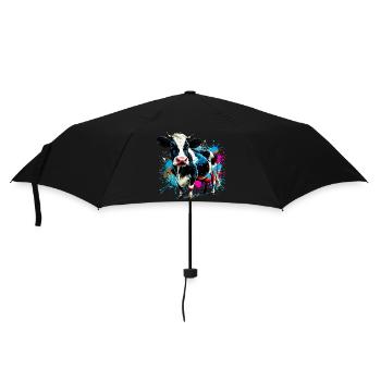 Vache - Parapluie standard - noir - Devant