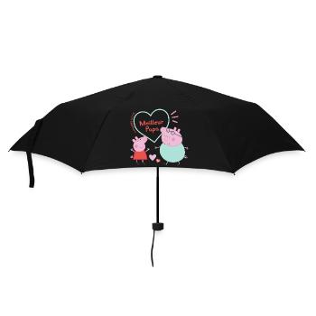Peppa Pig Design Meilleur Papa - Umbrella (small) - black - Front