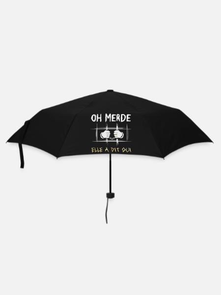 Elle A Dit ui Demande En Mariage Fiançailles - Parapluie standard - noir