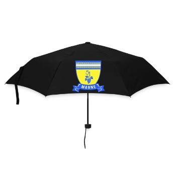 Coat of arms Marne 51 with a bunch of grapes - Umbrella (small) - black - Front