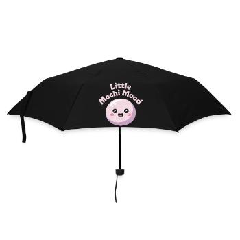 Little Mochi Mood - Regenschirm (klein) - Schwarz - Vorne