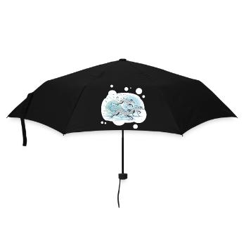 greyhounds - Umbrella (small) - black - Front