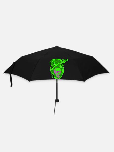 nebula skull - Umbrella (small) - black