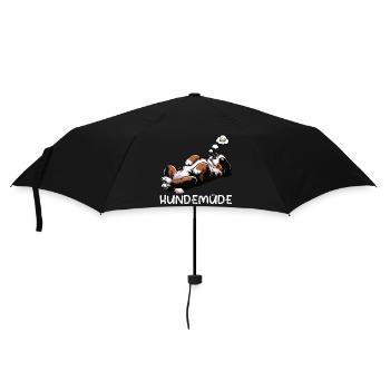 Hundemüde Berner Sennenhund Sennenhunde Berner - Regenschirm (klein) - Schwarz - Vorne