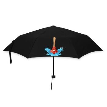 Water Anger Pungle with Wooden Stick - Umbrella (small) - black - Front