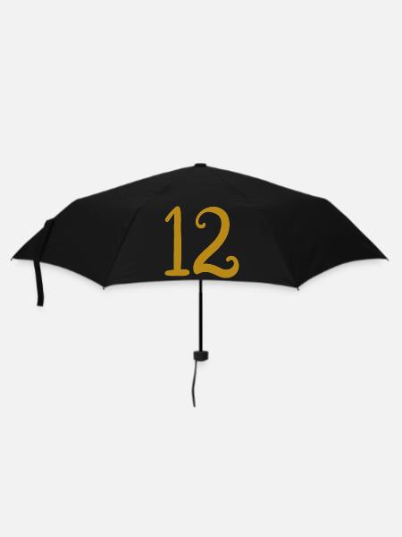 12 - Regenschirm (klein) - Schwarz
