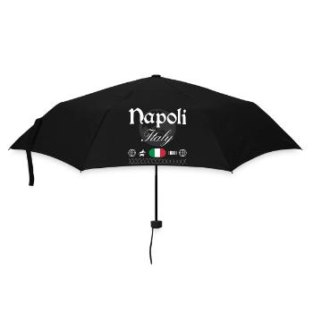 Neapel Italien Streetwear Reise Souvenir - Regenschirm (klein) - Schwarz - Vorne