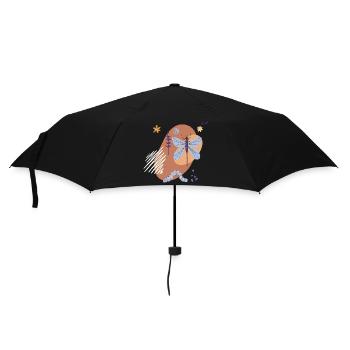 Dragonfly in nature - Umbrella (small) - black - Front