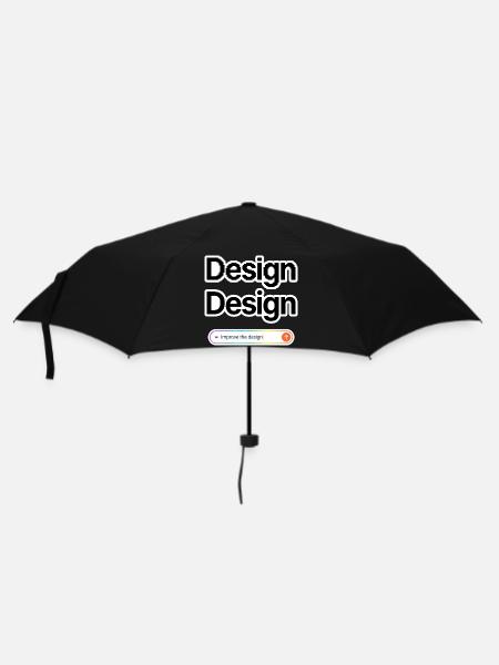 NOAI-Design - Regenschirm (klein) - Schwarz