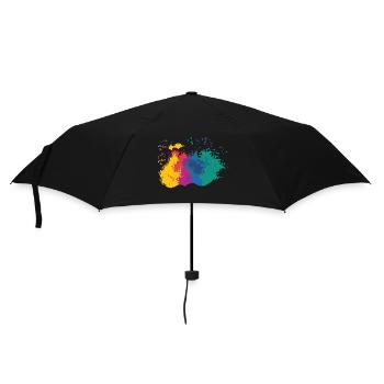 Éclaboussures de peinture Taches de peinture Éclaboussures de peintre cadeau - Parapluie standard - noir - Devant