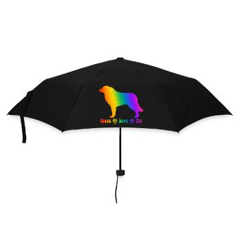Pyrenean mountain dog, fully customizable as desired - Umbrella (small) - black - Front