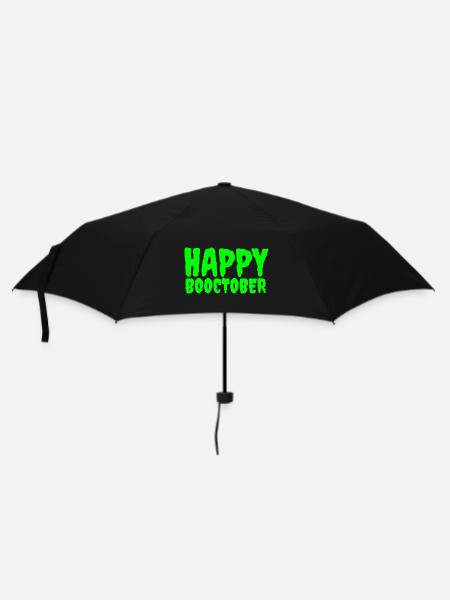 Kürbis Halloween Wahnsinn - Regenschirm (klein) - Schwarz