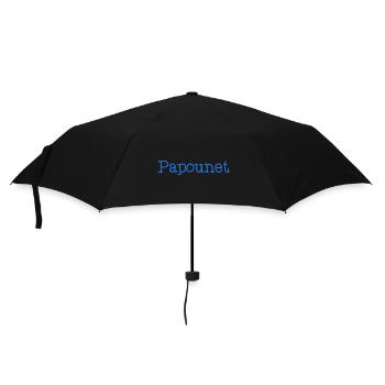 PAPOUNET. PAPA. FÊTE DES PÈRES. BONNE FÊTE PAPA - Parapluie standard - noir - Devant