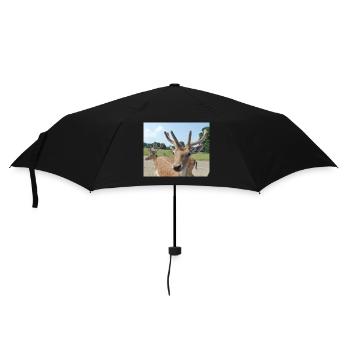 Close up of a Deer - Umbrella (small) - black - Front