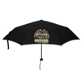 Original 1977 Vintage Retro Vintage 1977 Born - Umbrella (small) - black - Front