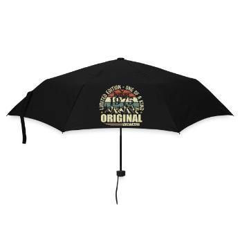 August 1975 Birthday August 1975 Vintage August - Umbrella (small) - black - Front