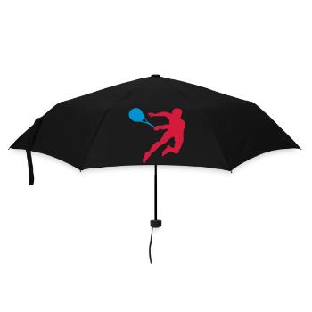 Le joueur de tennis - Parapluie standard - noir - Devant