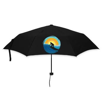 Surfer - Surfboard - Umbrella (small) - black - Front