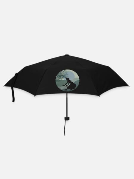 Hawaii Girl - Regenschirm (klein) - Schwarz