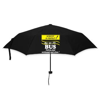 Bus Driver Bus Bus Driver Nobody (25) - Umbrella (small) - black - Front