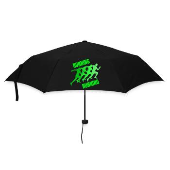 running, jogging, footing, course à pied, trail - Parapluie standard - noir - Devant