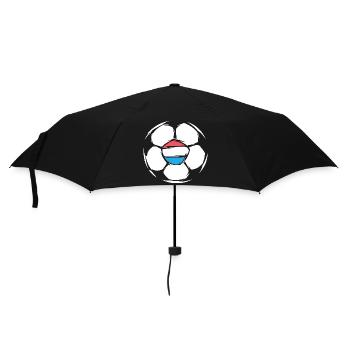 Icône de ballon d’illustration de football de l’équipe des Pays-Bas - Parapluie standard - noir - Devant