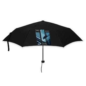 Never Stop Exploring - Umbrella (small) - black - Front