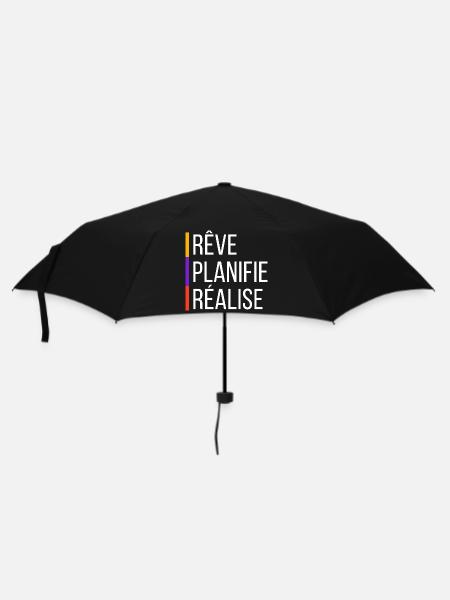 Motivational Quote - Umbrella (small) - black